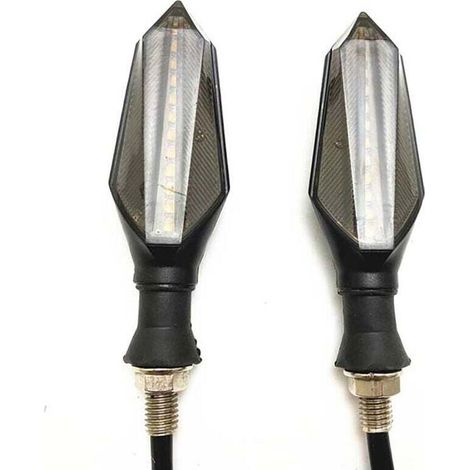 Motorcycle Turn Signal Light 4 Pieces ABS Strong Lightweight Durable Daytime Running Light Decoration Riding (1/4)