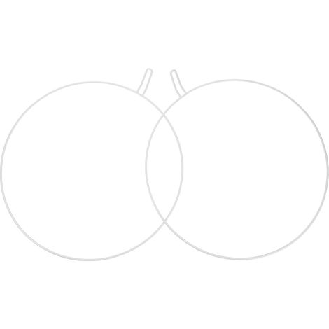 Anneau de support moustiquaire Anneome en 2 pièces, rond métal (1/5)