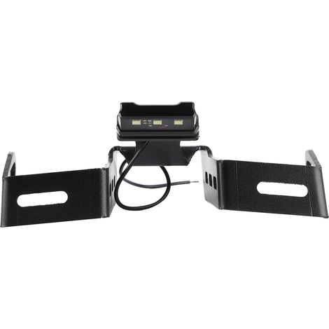 Support de plaque d'immatriculation avec feu LED intégré, compatible avec Yamaha YZF R6 2006-2016 (1/5)