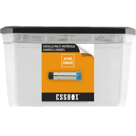 Cheville Universelle, Sans vis, ØM10 mm, Boite de 25, EX-92011110, pour les charges lourdes à très lourdes, Fixation robuste et fiable pour une utilisation dans des murs en béton