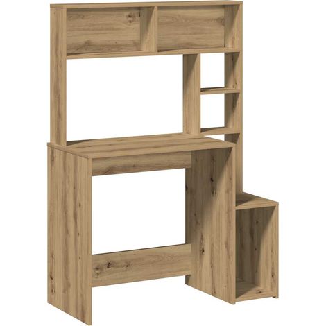 Maison Exclusive - Schreibtisch mit Regal Artisan-Eiche 100x45x14