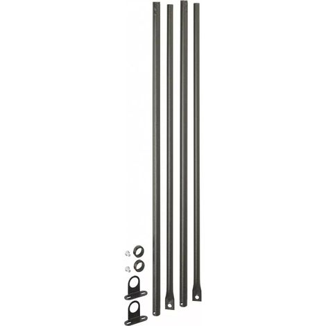 Thirard – Barre anti-effraction pour espagnolette – Compatible avec serrure à trois points – Pour bois dur et teck – Installation facile et rapide