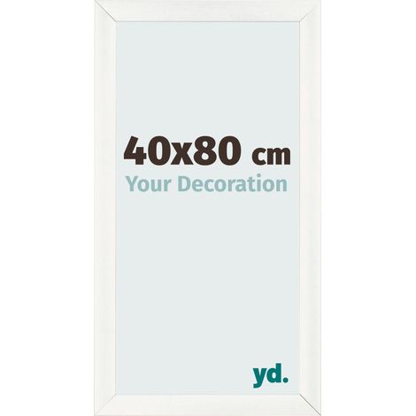 yd. - Cadre photo 40x80 - Blanc Patine - MDF - Pisa (1/5)