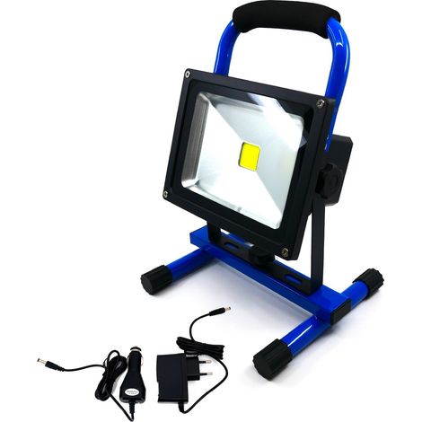 KELI - Projecteur De Chantier Led 20w Professionnel Avec Batterie 6600ma IP65 (1/5)