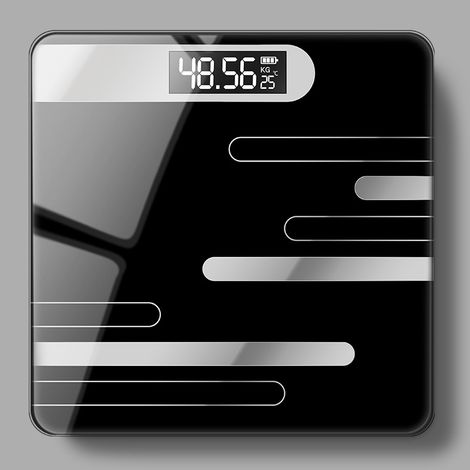 Elektronische Waage, Badezimmerwaage, Badezimmerwaage (Batterien nicht enthalten)
