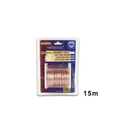 CABLE HP TRANSPAREN 2x1.50mm² 15m