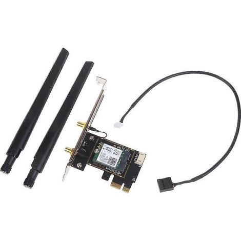 Dualband-WLAN-Karte (3000 Mbit/s) für Intel AX200 M.2, Bluetooth 5.1 (2,4 GHz/5 GHz)