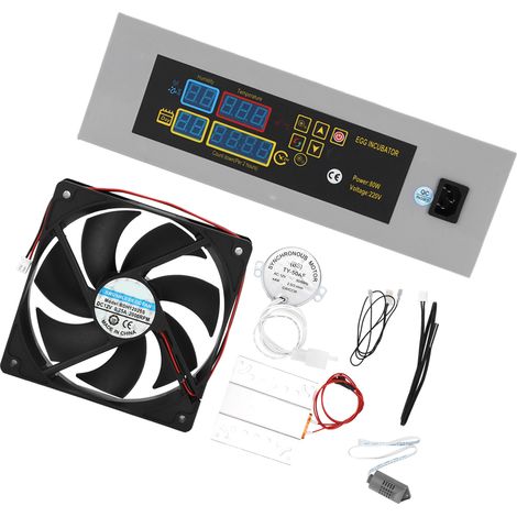 Incubateur automatique pour œufs de poule et de canard, éclosoir à œufs, machine à faire soi-même, prise UE 220 V (1/5)