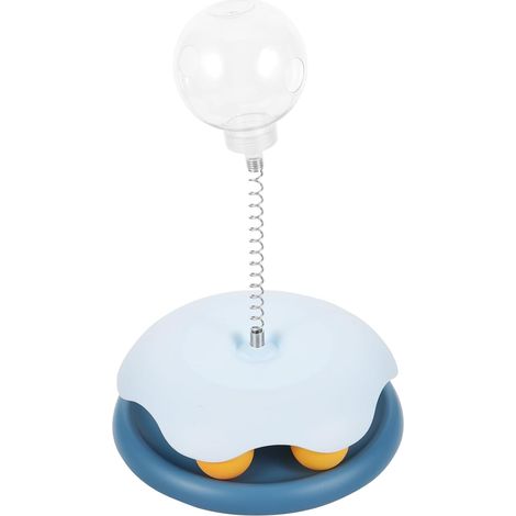 Distributeur De Friandises pour Chats Jouet Teaser à Boule Rotative pour Chat Intérieur Stimule Intelligence Et Activité De Votre Animal Jouet Interactif Amusant (1/5)