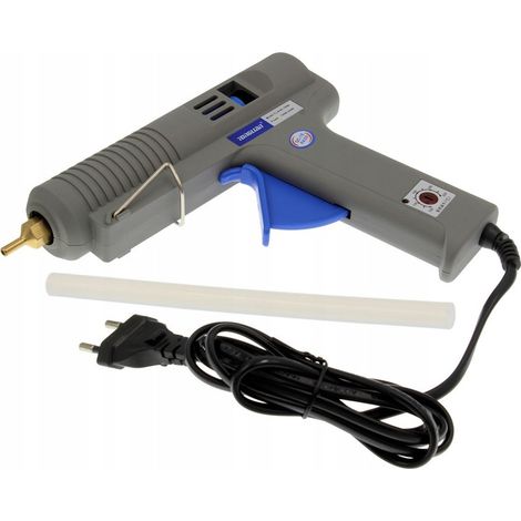 Pistola de pegamento caliente de 100-250 W con control de temperatura.