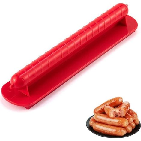Taglia hot dog, affettatrice per hot dog da cucina, affettatrice per salsicce per casa, ristorante, barbecue, currywurst (1/4)
