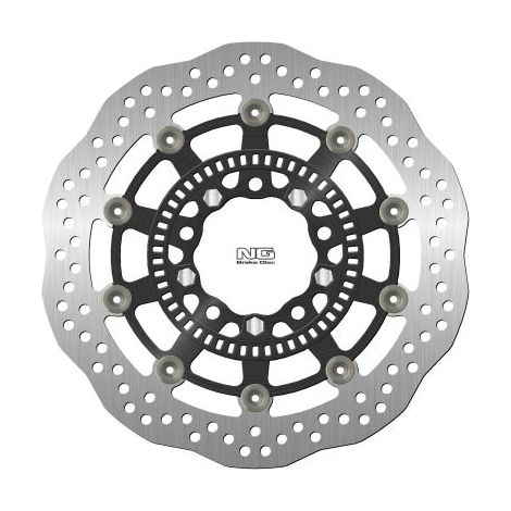 Disco de freno delantero ondulado de aluminio para Kawasaki ER6N/Versys/Vulcan/ZR6R