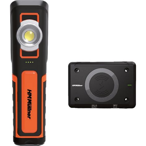 HM Müllner LED Arbeitsleuchte Li-Ion Akku wireless Ladestation 6W dimmbar UL16 (1/4)
