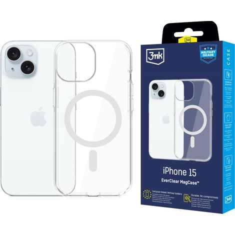 Étui magnétique EverClear 3mk pour iPhone 15 d'Apple (1/5)