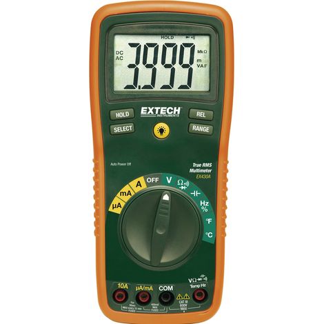 Extech EX430A Hand-Multimeter digital CAT III 600 V Anzeige (Counts): 4000 (1/2)