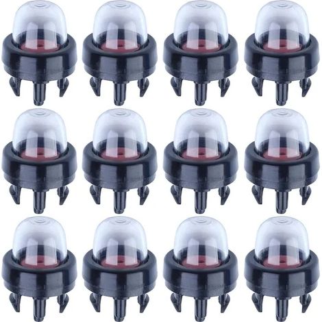 Lot de 12 amorceurs universels pour pompe à carburant, compatibles avec les tondeuses à gazon, tronçonneuses et souffleurs de feuilles Husqvarna et Stihl. (1/5)