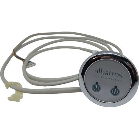 Ricambio tastiera cromo per bagno turco Albatros T5P2C2 (1/2)