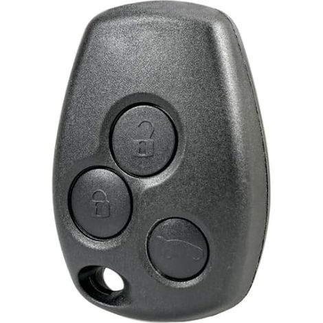 1 Boitier de clé 3 Boutons sans Lame, Compatible Renault Clio 3 Twingo 2 Master 3 Kangoo 2 Trafic Modus, Coque de rechange (1/5)