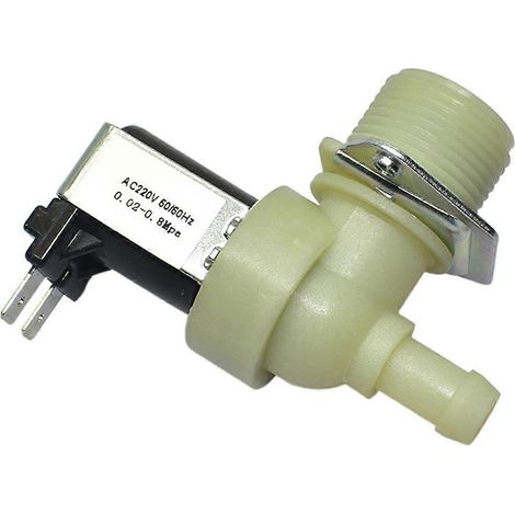 Électrovanne d'arrivée d'eau universelle pour machine à glaçons AC220V, en plastique, avec interrupteur de débit d'eau à 6 points. (1/4)