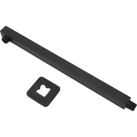 Eosnow Npt1/2 41 cm Duscharm versteckte Wandmontage Kopfverlängerung für Heimbad Schwarz (1/5)