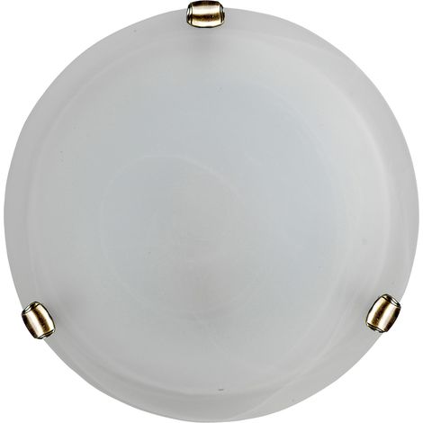 DUNA LAMPADA PLAFONIERA DA SOFFITTO E27 1 LUCE 30CM BIANCA (1/3)