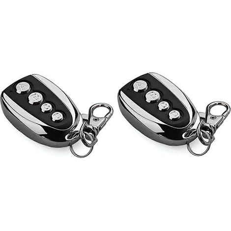 Lot de 2 télécommandes universelles 433,92 MHz pour portes de garage et portails (1/5)