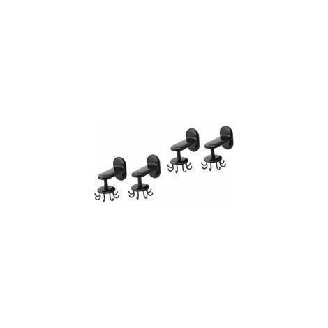 4 Pièces Crochet Pivotant À Huit Griffes Porte-Ustensile Rotatif Étagère Rotative De Cuisine Étendoir À Linge Mural Étendoir À Vêtements Mural Pivotants Égouttoirs (1/5)