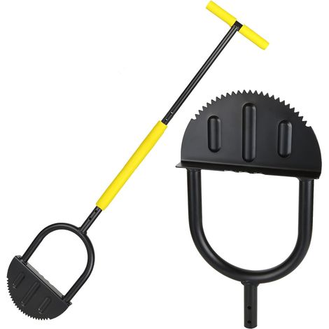APEX Truelle de taille dentelée, un outil de jardinage adapté à la taille des bordures de jardin et de pelouse. (1/4)
