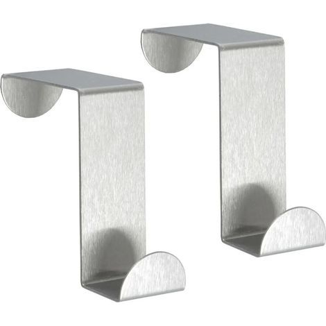 Handtuchhaken, Türhaken, Metallhaken, Stifte, Haken für Schranktüren, 8er-Set