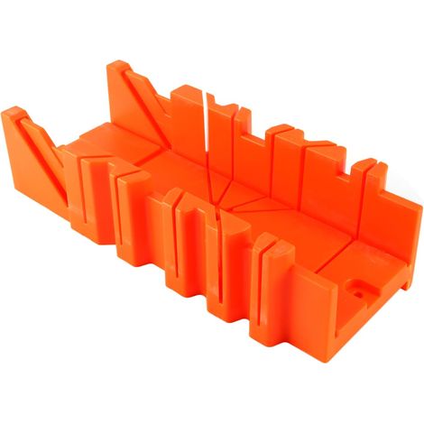 Guide D'angle Réglable Pour Boîte À Onglets De Précision De 12 Pouces (45/22,5/90°) Avec Fente De Serrage Pour Le Travail Du Bois,Compatible Avec La Scie Arrière,Pince De Coupe Durable En ABS (1/5)