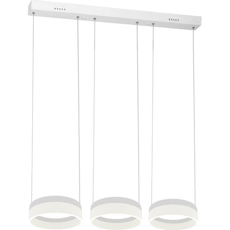 Suspension LED 36W 3 anneaux blanche Milagro ML407 (1/4)