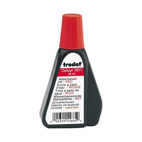 TRODAT Stempelfarbe trodat® Colour 7011 Handstempelkissen rot 28ml (1/3)