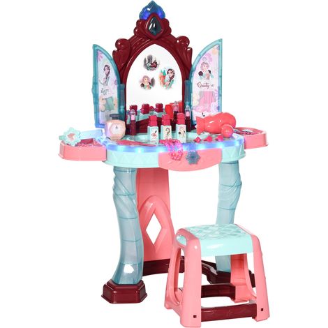 Set Toeletta con Sgabello per Bambini con Luci Musica e Accessori (1/5)