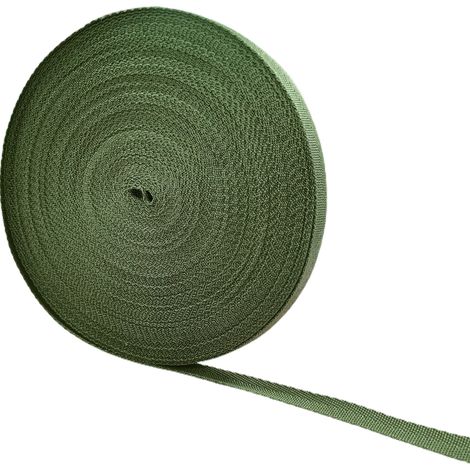 Corde de Jardinage Serre-Tout Ultra-Souple 28m X 1.7cm Noir Vert en Nylon pour Arbres & Fixations de Charges (Lot Unique) (1/5)