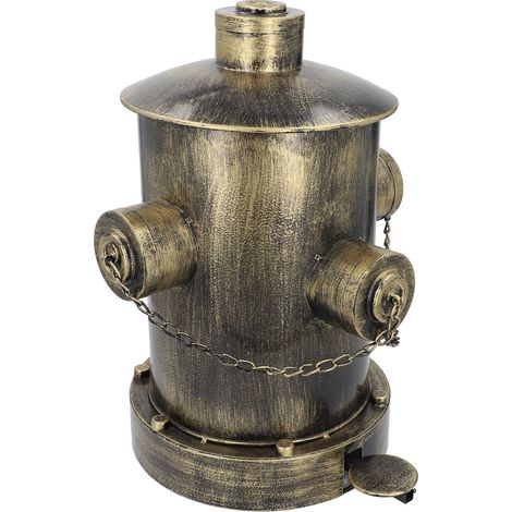 Poubelle en forme de borne d'incendie, poubelle créative avec seau intérieur, poubelle à pédale pour la maison, le bar ou le restaurant (1/5)