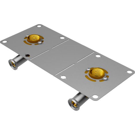 Base de yeso doble hembra HENCO para válvula mezcladora - Ø 16 x 1/2 - 28PF-16041604