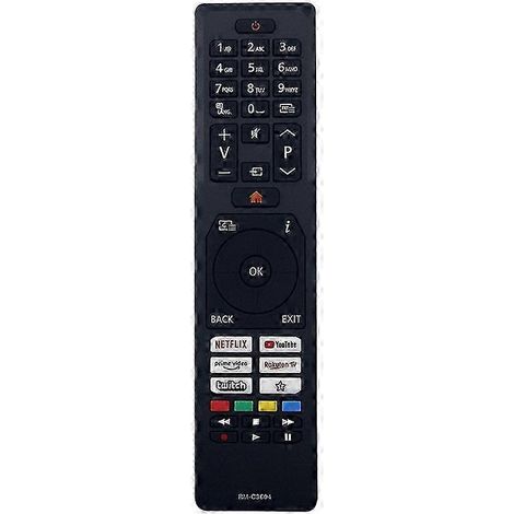 RM-C3604 Télécommande de remplacement ergonomique infrarouge pour téléviseur JVC (1/5)