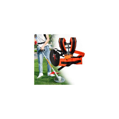 Harnais de sécurité réglable 50 x 35 cm – Réduit la pression sur les épaules et le dos – Compatible débroussailleuses et tondeuses
