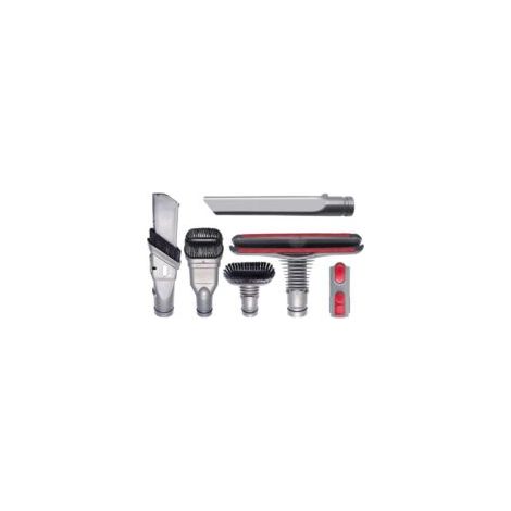 Kit de brosses et d'accessoires pour aspirateur Dyson V8 V7 avec adaptateur, pièces Total Clean pour aspirateurs Dyson V6 DC45 DC35 DC52 DC29 DC62 DC33 DC34 etc. (1/3)