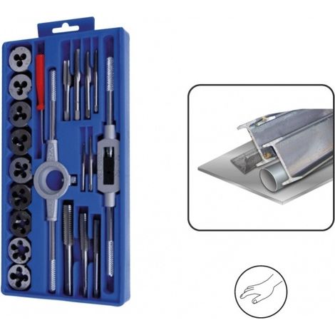 Leman - Coffret 21 Pieces Tarauds Et Filieres + Accessoires