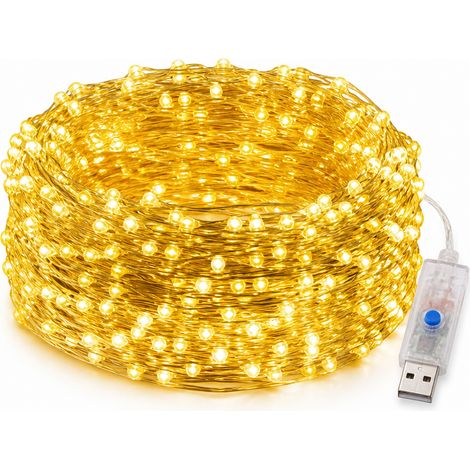 Rideau Lumineux LED Violet, 120 LED et 40 Guirlandes Suspendues pour Fêtes et Décoration de Scène (1/5)
