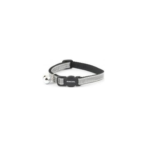 Ancol Cat Collar Gloss Reflective Silver - sgl - 242813