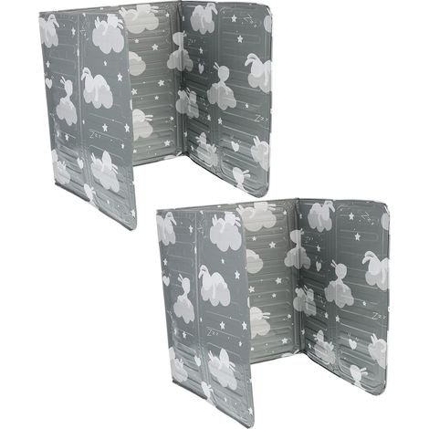 2 pièces Plaques Anti-éclaboussures Huile Aluminium Résistantes Chaleur Panneaux Isolants Pliables Écran Pare-Projection Cuisine Pratique pour Protection Mur et Plancha (1/4)