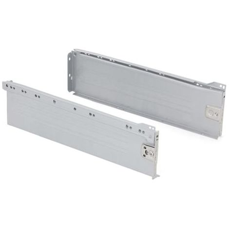 Kit cajón de cocina Ultrabox, altura 150 mm, prof. 350 mm, Acero, Gris metalizado - (1/5)