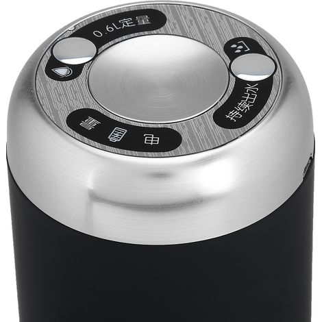 Automatischer, kabelloser Wasserspender für Flaschen, USB-wiederaufladbare elektrische Pumpe, schwarz, tragbar und intelligent. (1/5)