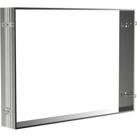 Einbaurahmen für Unterputz-Lichtspiegelschrank Kronenbach / Alluvion, 100 cm (1/2)