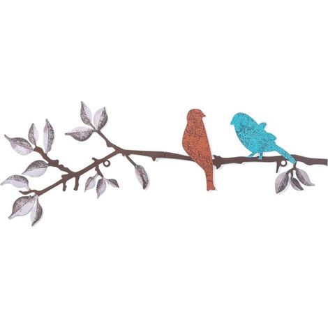 10 cm Décor mural métal coloré style ferme, décoration murale pour salon bureau cuisine (1/5)