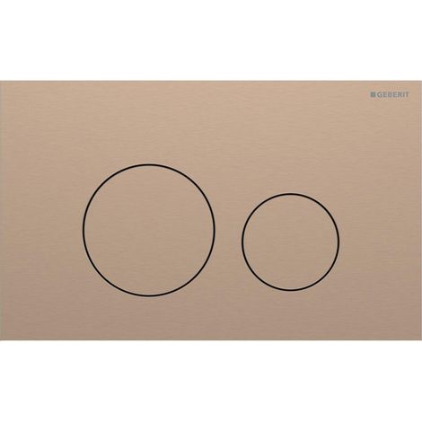 GEBERIT 115628QB1 Sigma 40 Plaque de commande, pour chasse d'eau double volume