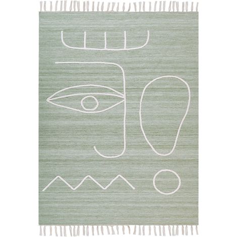 Outdoor Rug YAVU Light Green 140 x 200 cm