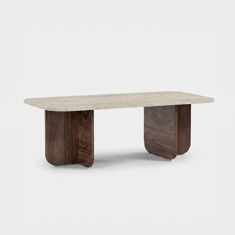 Moderner Couchtisch in Marmoroptik Akira (1/5)